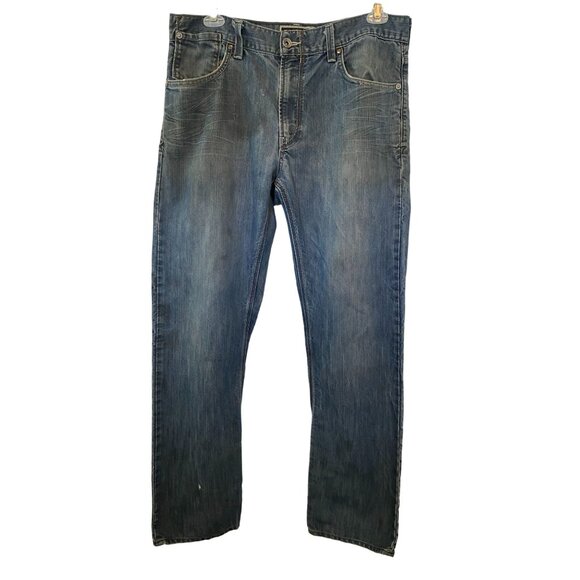 Levis Other - Levis 514 Slim Straight Denim Blue Jeans Mens Size 38x34 Actual 38x33 Pants